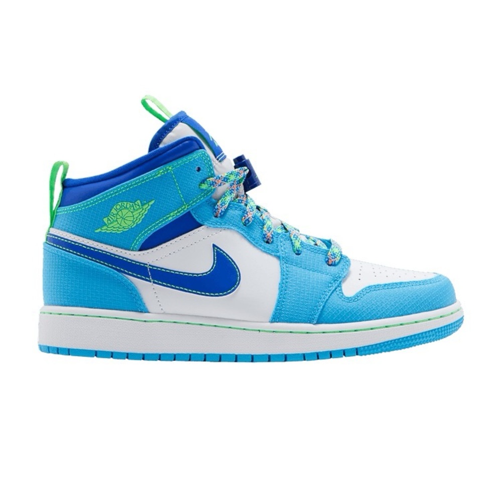 Air Jordan 1 Mid Sprite GS Youth size 6Y Sneakers Blue Green NEW